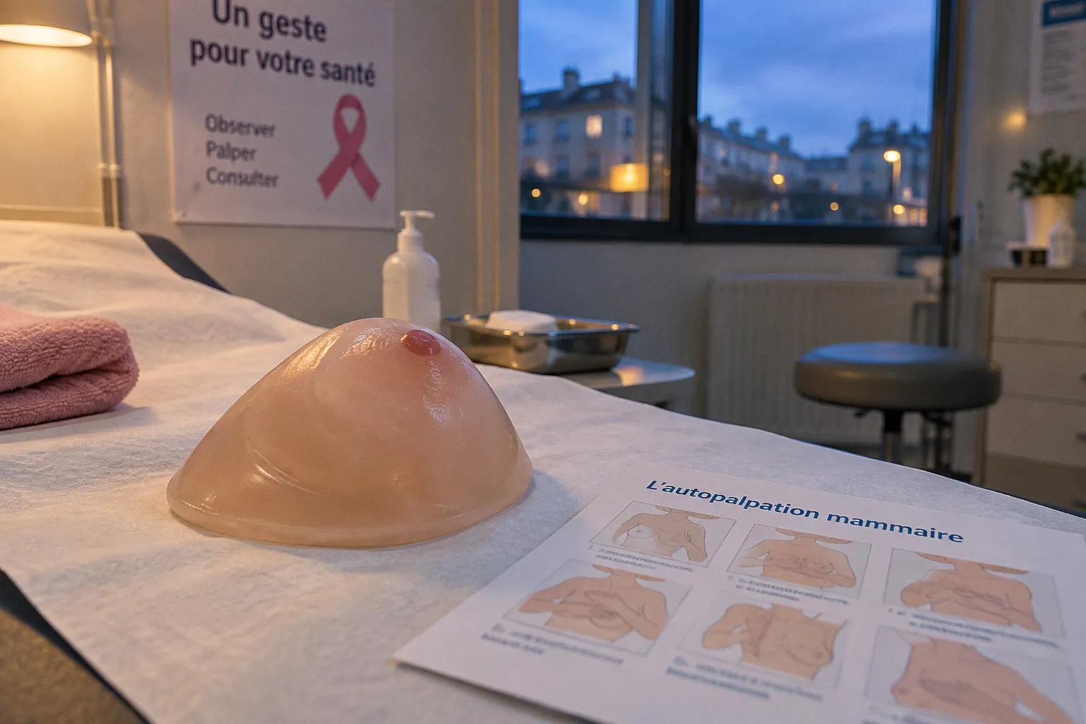 Autopalpation mammaire : fréquence et gestes techniques essentiels