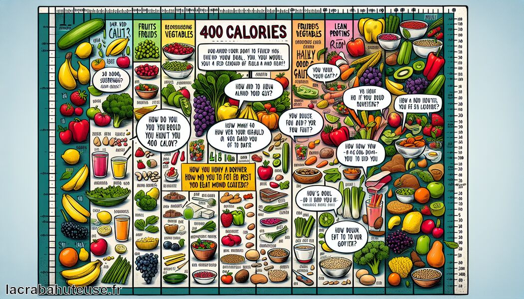 400 calories par jour » Guide pour une alimentation équilibrée