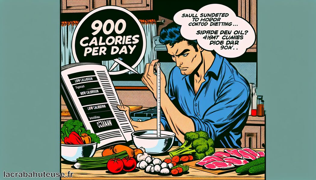 900 calories par jour » Alimentation contrôlée
